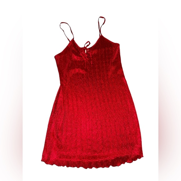 Vintage Dreamwear Red Slip Dress/Night Gown - Picture 2 of 10